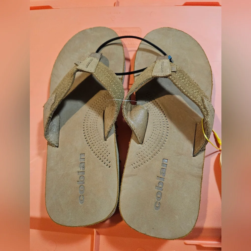 Cobian CAMPO DEL SOL Mens Lazo Sandals: TAN: NEW WITH TAGS: SIZE 8